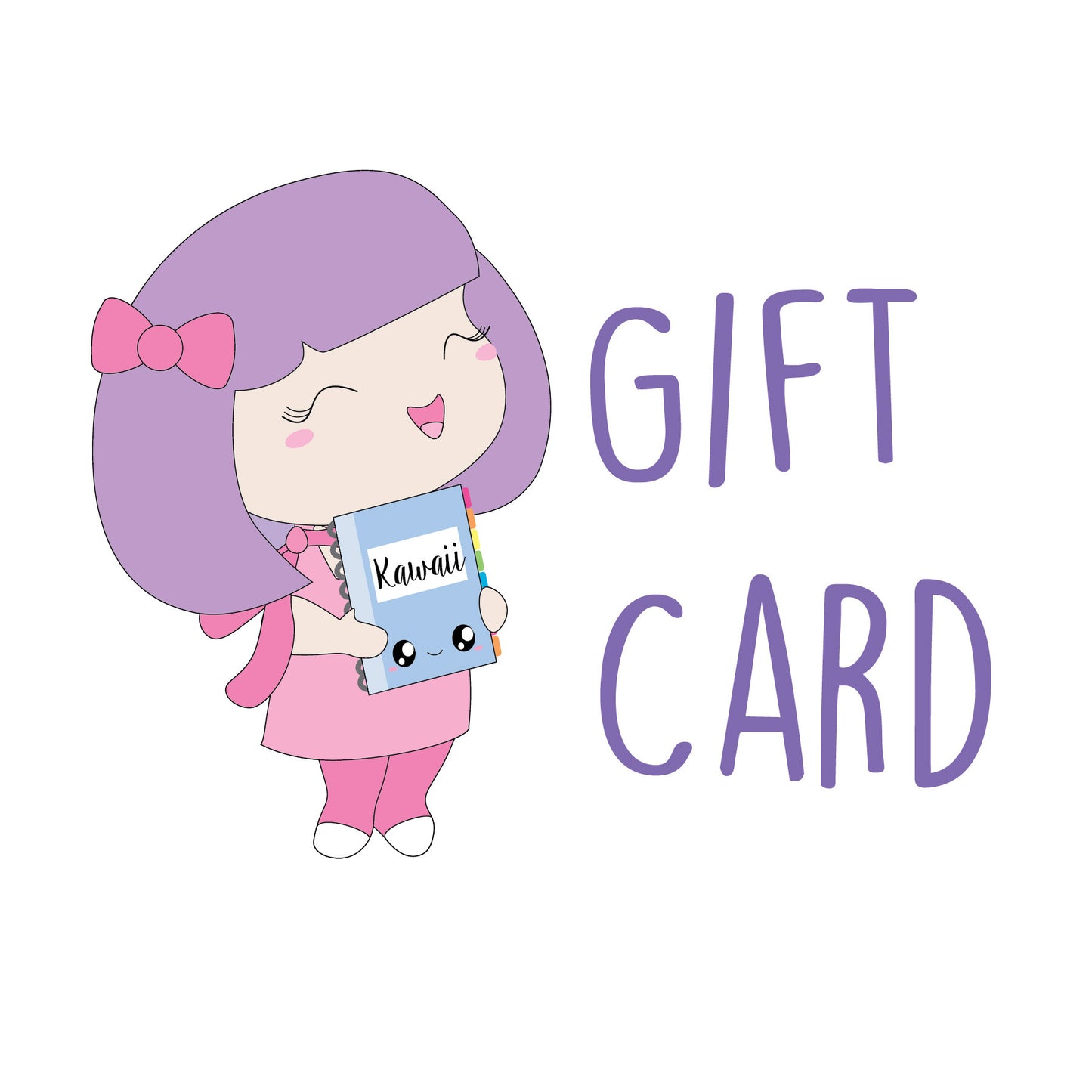 Sweet Kawaii Design Gift Card