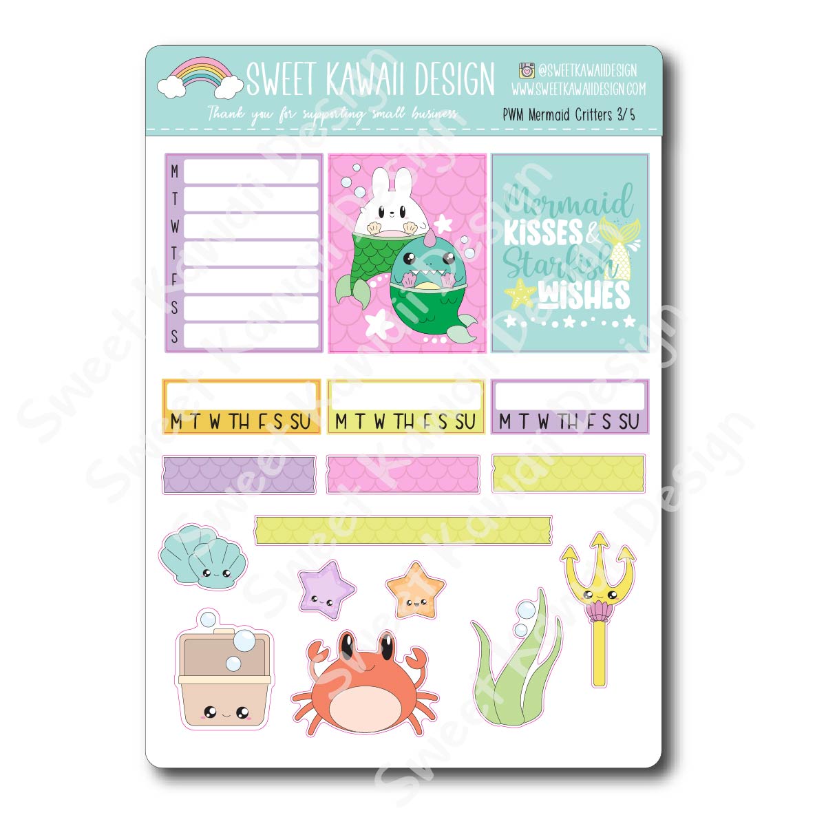 Weekly Kit  - Mermaid Critters