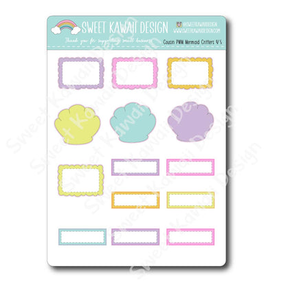 Weekly Kit  - Mermaid Critters COUSIN