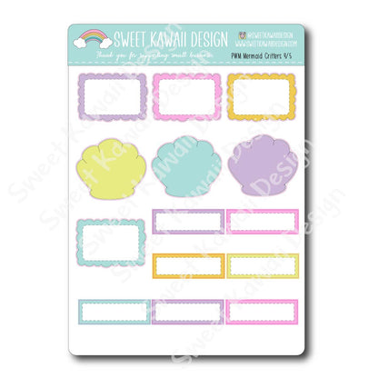 Weekly Kit  - Mermaid Critters