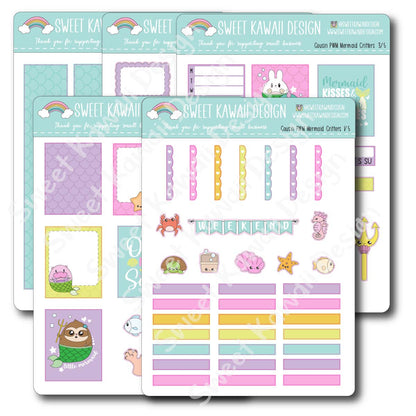 Weekly Kit  - Mermaid Critters COUSIN