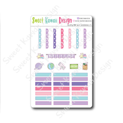 Weekly Kit  - Sweet Constellations ITTY BITTY