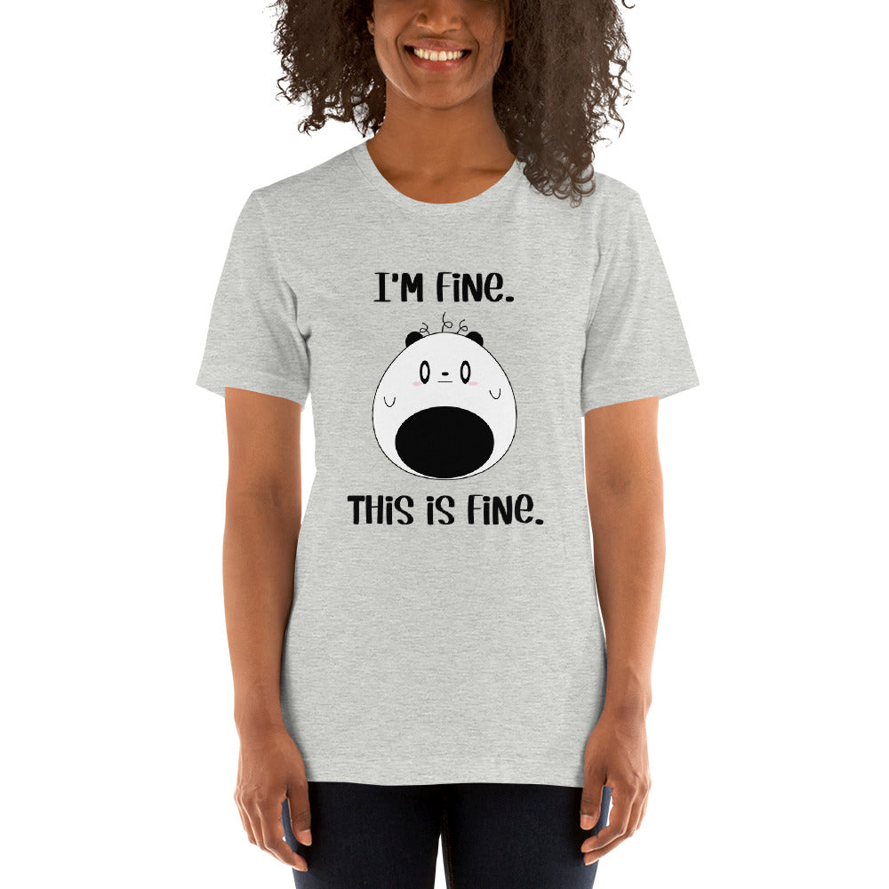 Poe 'I'm Fine' Short-Sleeve Unisex T-Shirt