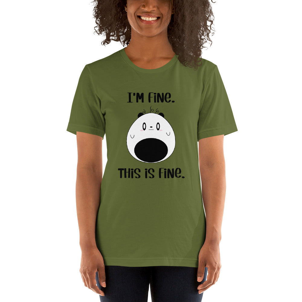 Poe 'I'm Fine' Short-Sleeve Unisex T-Shirt