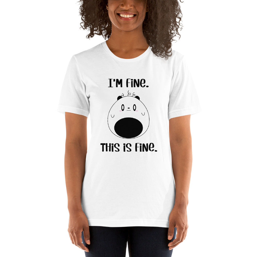 Poe 'I'm Fine' Short-Sleeve Unisex T-Shirt