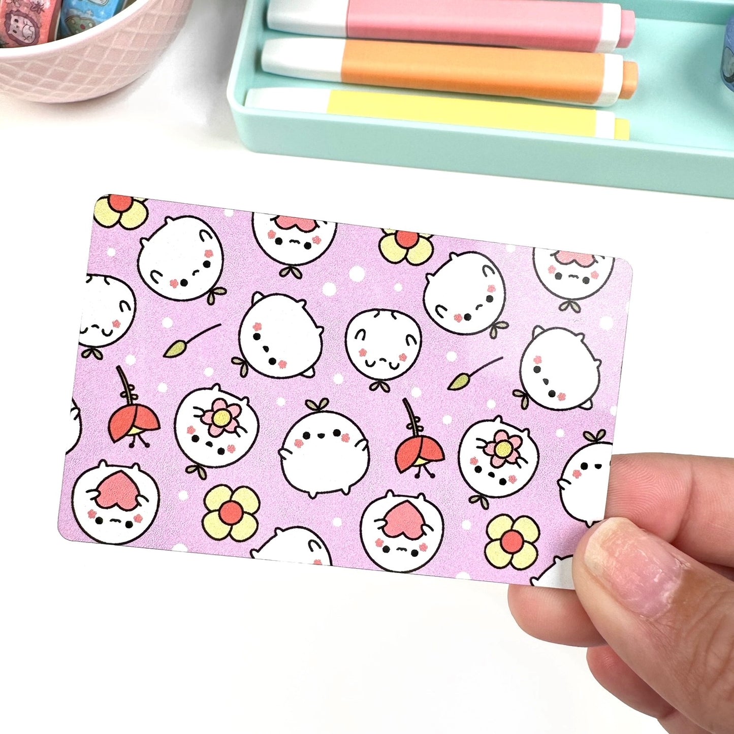 Metal Washi Card - Konnie